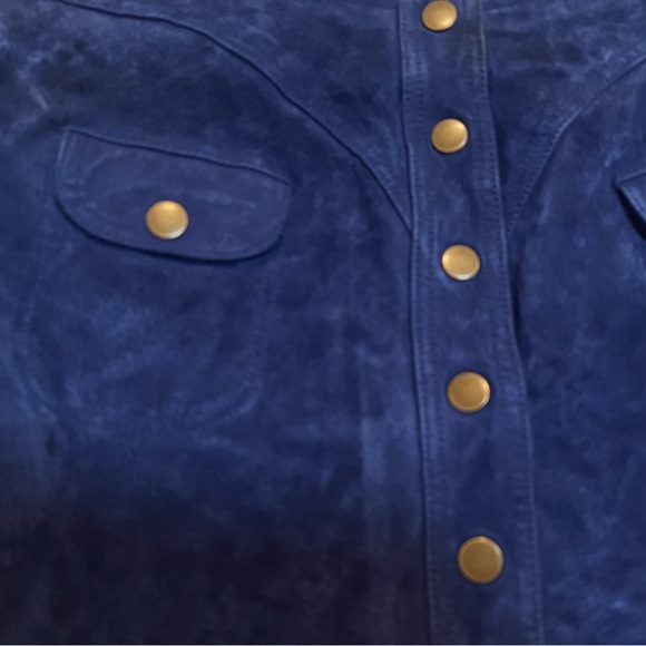 Anthropologie 100% Leather Skirt - Picture 5 of 6